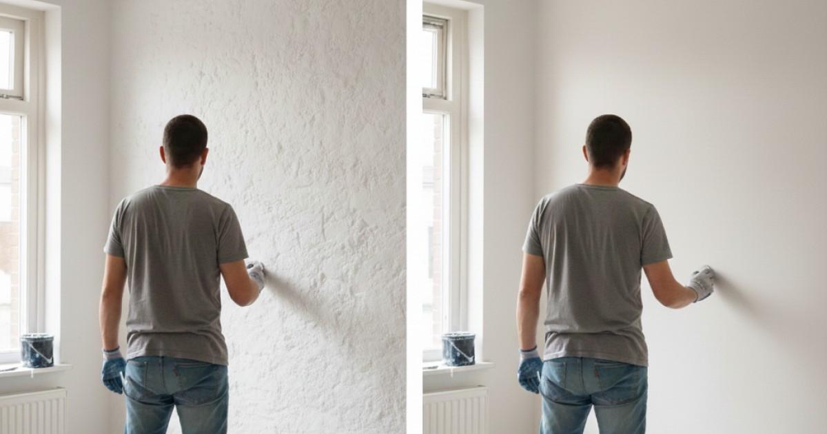 Gladde muur creëren op spackwerk in Zoetermeer handleiding